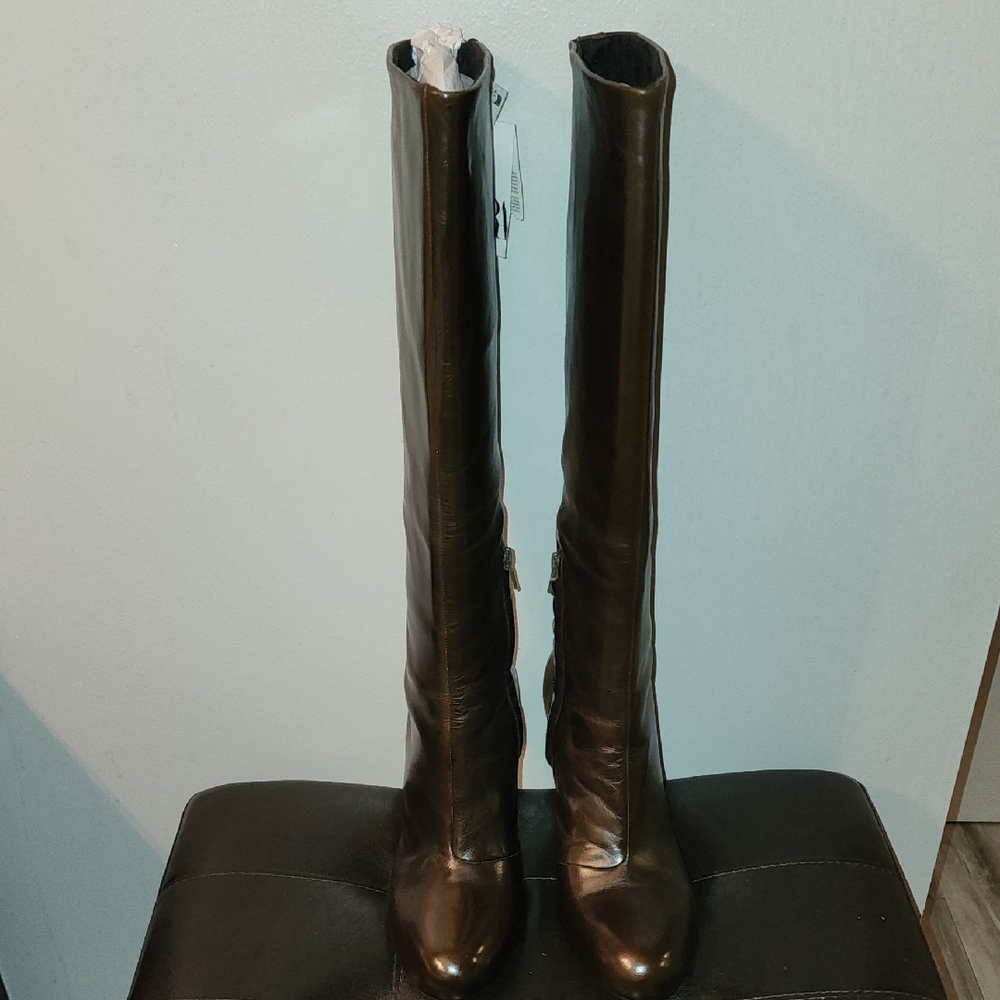 Zara Chocolate Knee Boots